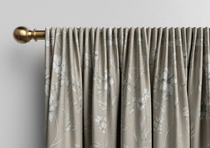 Etched Vine, Sandstone - Made to Measure Curtains - Image 9